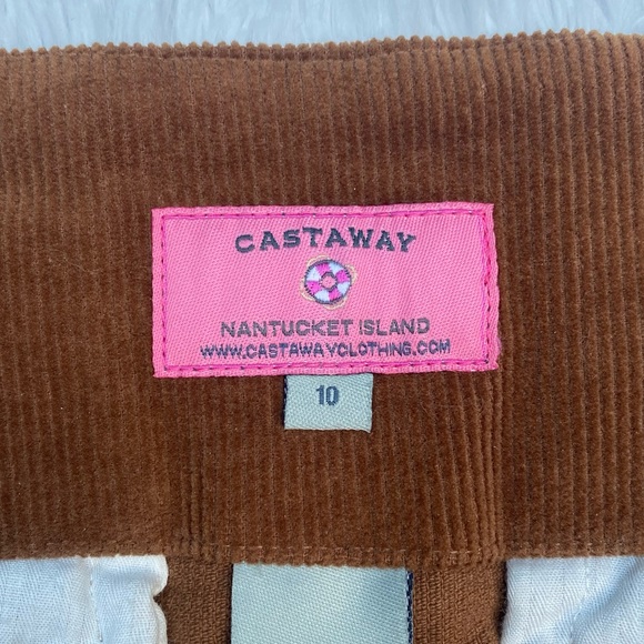 CASTAWAY • Castaway Nantucket Island Ali Skirt in Brown Corduroy size 10 - Picture 7 of 16